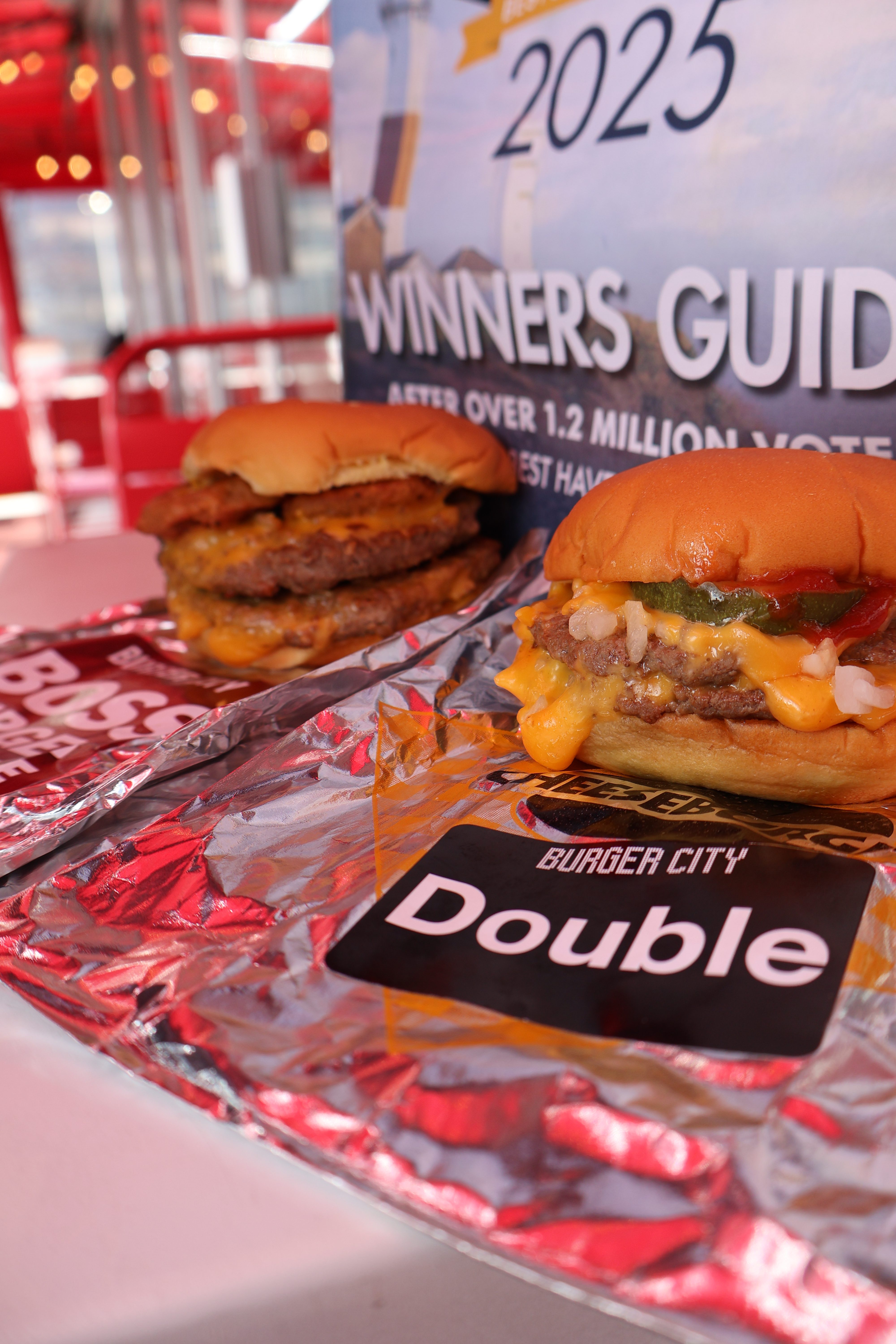 burger city won best burger in the 2025 best of long island contest