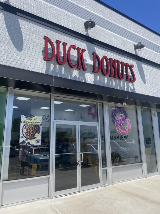 Duck Donuts opened its newest location in Plainview with a weekend celebration