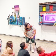 The Heckscher Museum of Art debuted the Art Explorers Club, a new series for children.