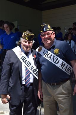 Port Washington held it's annual Memorial Day parade with John Sabatino and Paul Oleksiw as grand Marshal's.
