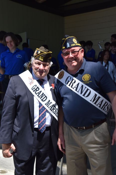 Port Washington held it's annual Memorial Day parade with John Sabatino and Paul Oleksiw as grand Marshal's.
