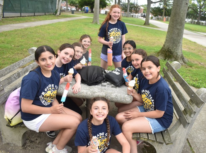 Birch Lane students enjoyed their treats from the ice cream truck.
