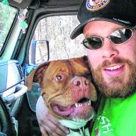 Veteran Rich Osthoff says George Santos scammed him out of the $3,000 raised to save his service dog Sapphire's life.