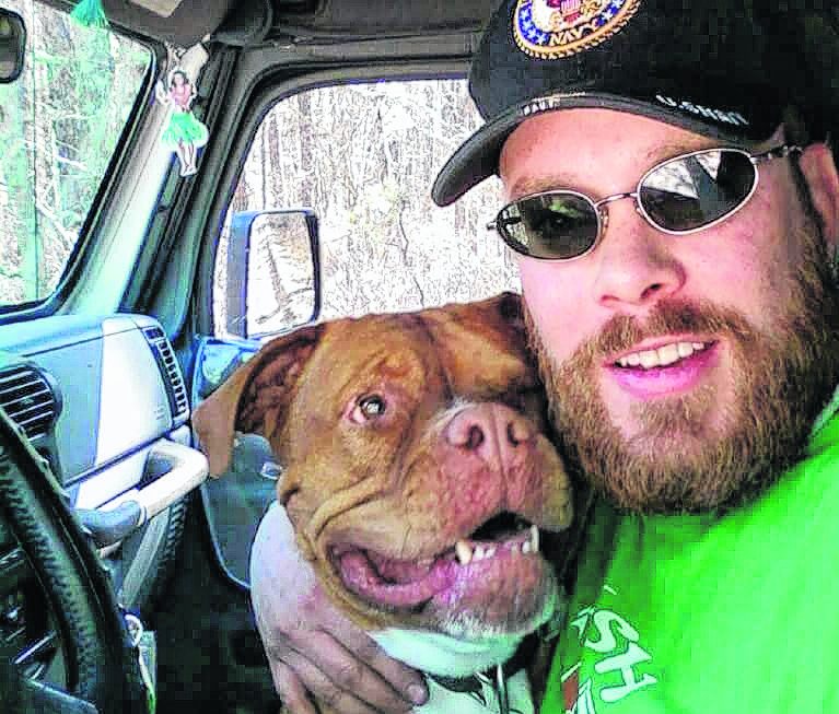 Veteran Rich Osthoff says George Santos scammed him out of the $3,000 raised to save his service dog Sapphire's life.