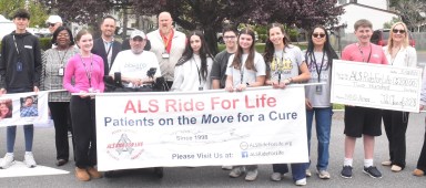 Massapequa High School’s Ames Campus hosted the ALS Ride For Life