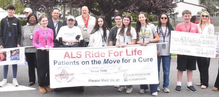 Massapequa High School’s Ames Campus hosted the ALS Ride For Life