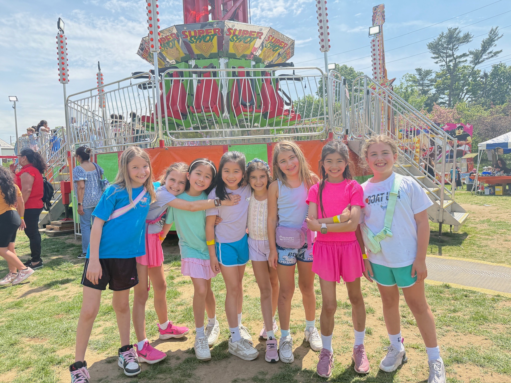 Activities included traditional carnival rides.