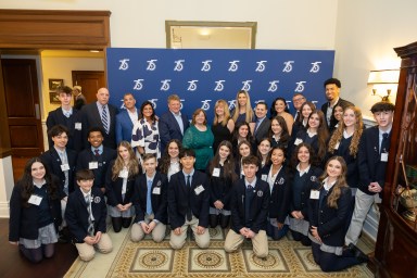 St. Mary's honored nine individuals who have been key to St. Mary's history at its 75th anniversary gala.