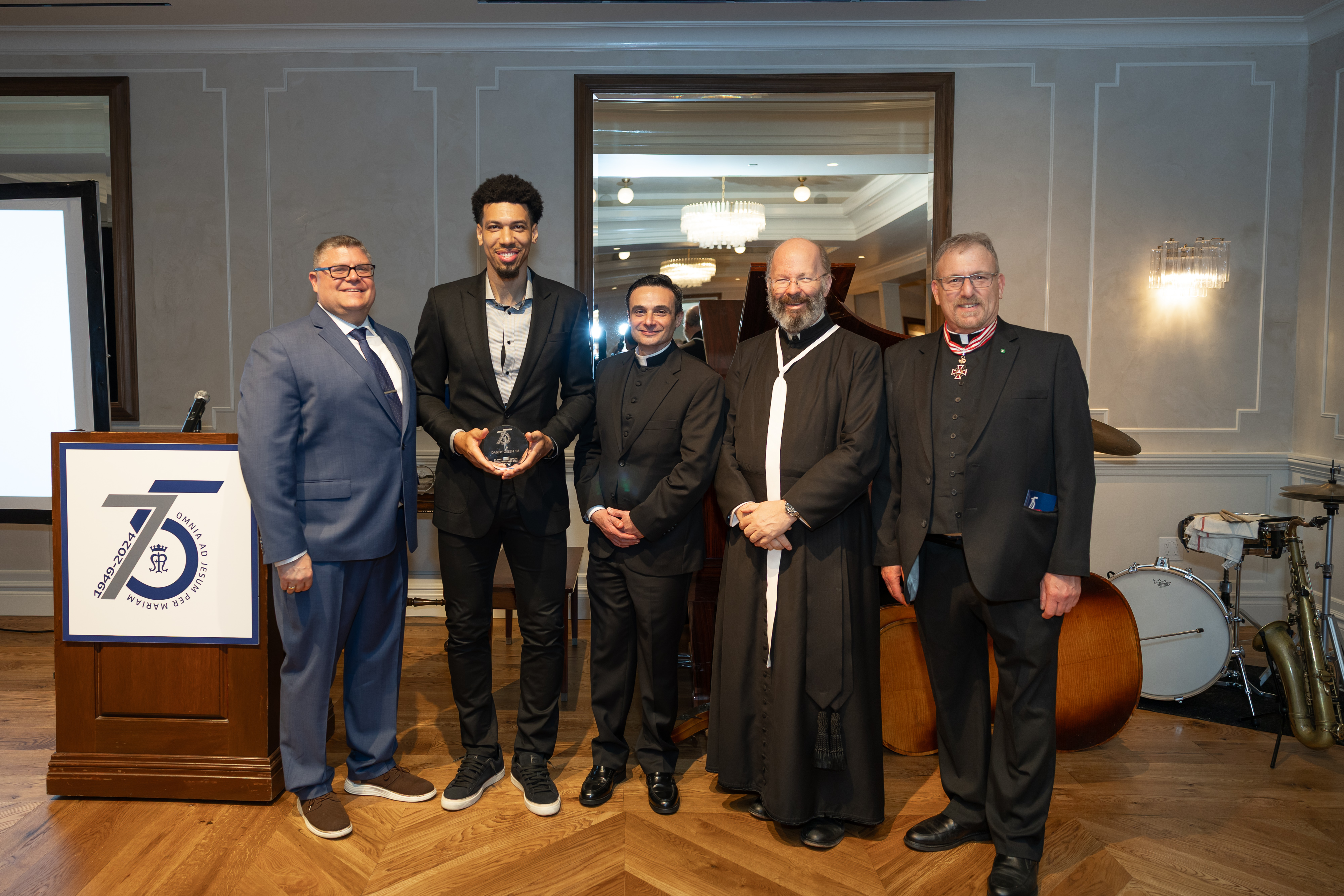 NBA athlete Danny Green (Class of 2005) was one of the honorees selected by St. Mary's.