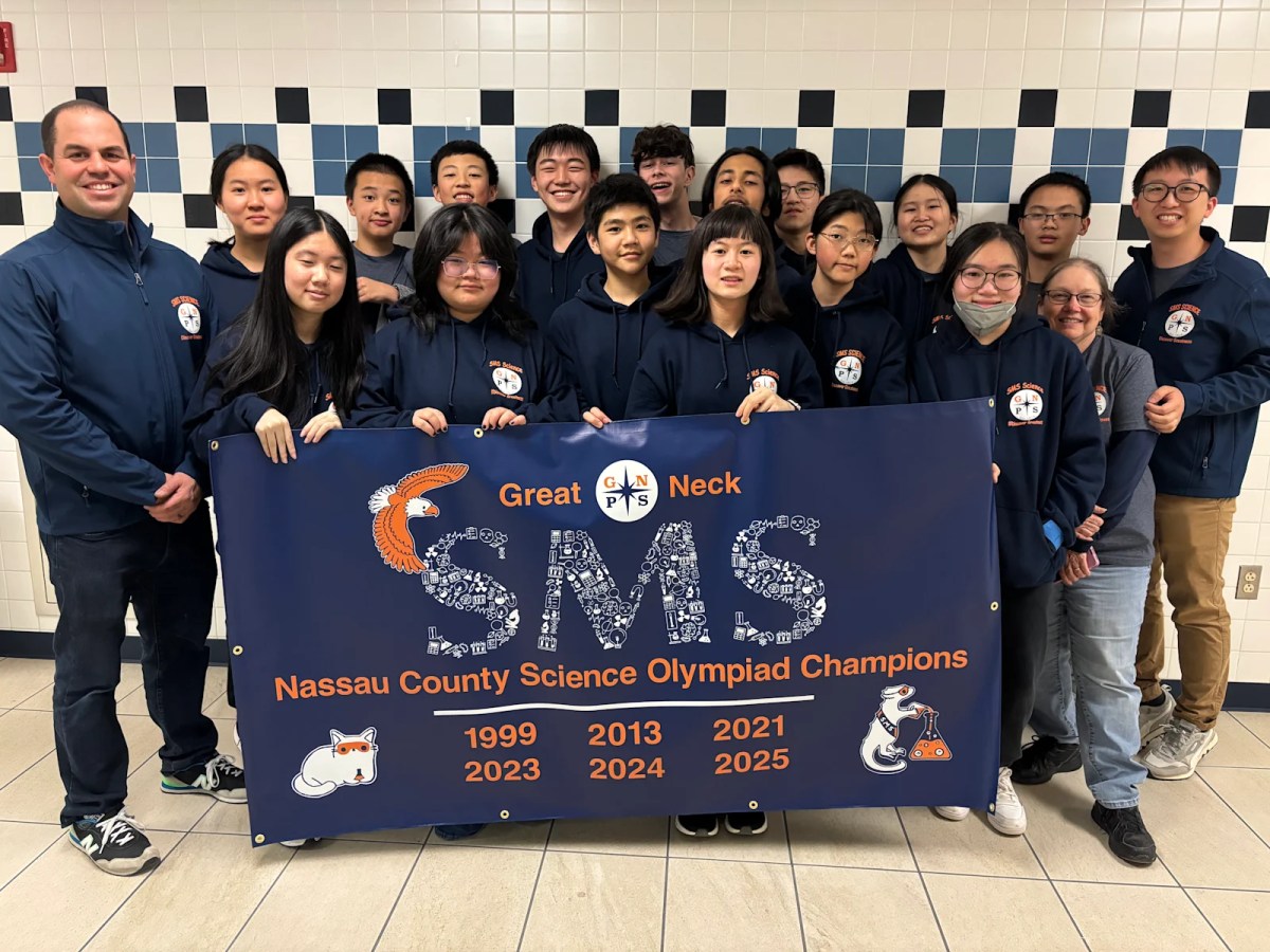 The Great Neck South Middle School Science Olympiad team set a new school record at the 2025 New York Science Olympiad Tournament in Syracuse in April.