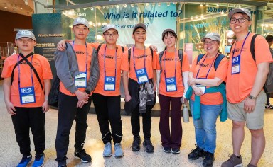 The Great Neck South Middle School Science Bowl team competed in the 34th annual National Science Bowl competition held in Washington, D.C. from April 24–28.