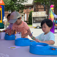 Children's activities and crafts at the Gold Coast Book Fair