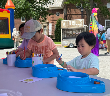 Children's activities and crafts at the Gold Coast Book Fair