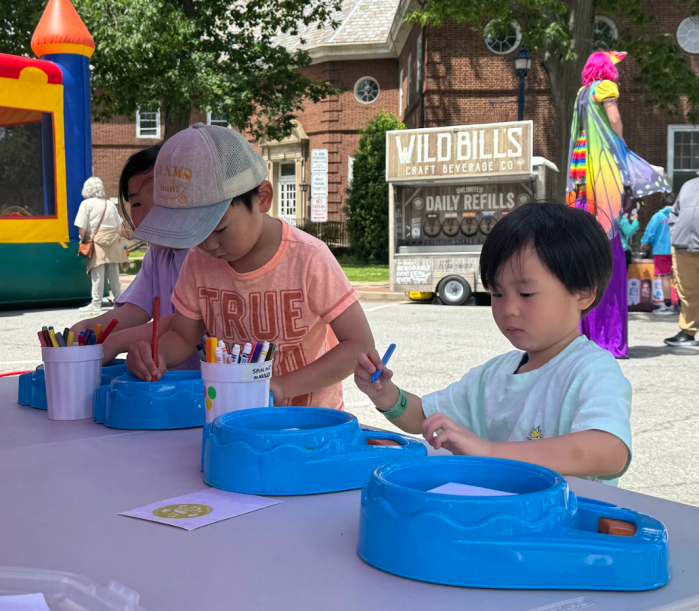 Children's activities and crafts at the Gold Coast Book Fair