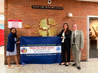 Willets Road School named a “School to Watch”