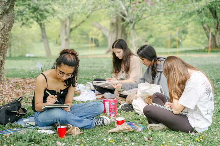 Bethpage students took their studies outdoors with a visit to Planting Fields Arboretum in Oyster Bay.