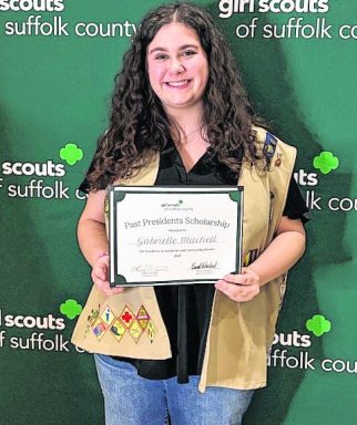 Gabrielle Mitchell is a 12th grade girl scout and Gold Award honoree.