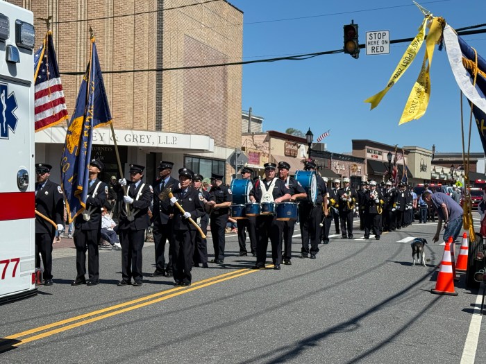 Over 200 people marched in the Farmingdale parade