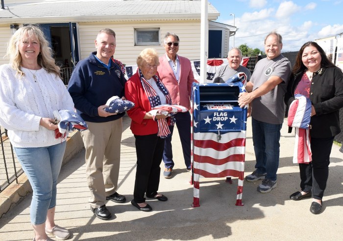Nassau County officials celebrated the reopening of the American Legion post in Bethpage