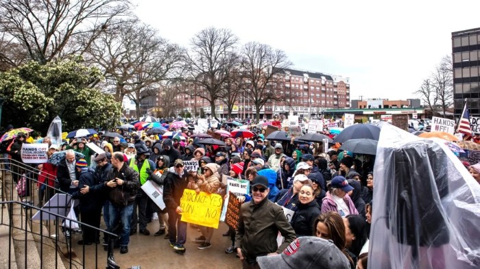 'No Kings' protests are being held across Long Island, including at the Nassau County courthouse, where other anti-Trump protests took place in April.