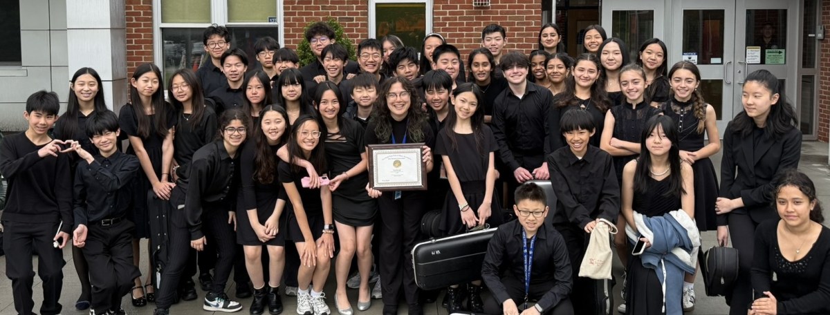 Roslyn Middle School Orchestra.
