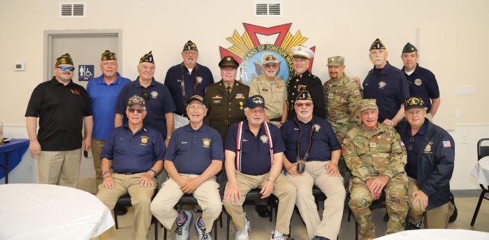 Members of the Syosset VFW, Post 6394, at this year's Memorial Day parade.
