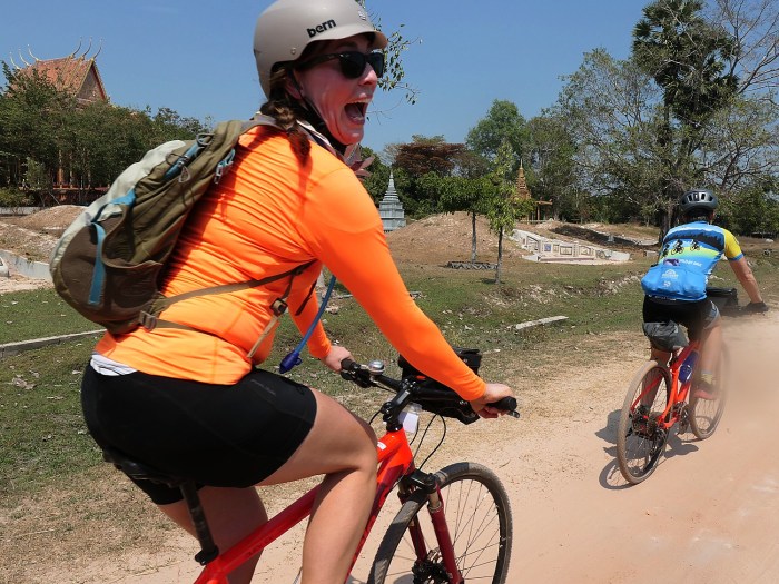 Discovery Bicycle Tours offers the opportunity to become immersed in the enchanting destination of Siam Reap by bike, Cambodia. Wellness tourism is a win-win-win for travelers and destinations © Karen Rubin/goingplacesfarandnear.com