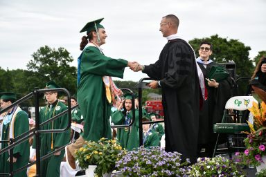 Members of the Carle Place High School Class of 2025 walked across the stage and received their diplomas during the school's graduation ceremony.