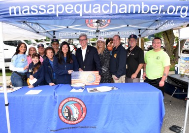 An estimated 10,000 people attended the Massapequa Chamber of Commerce's Community Street Festival