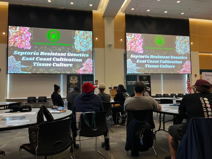 Farmingdale State College hosted the Long Island Cannabis Session to help educate marijuana growers.