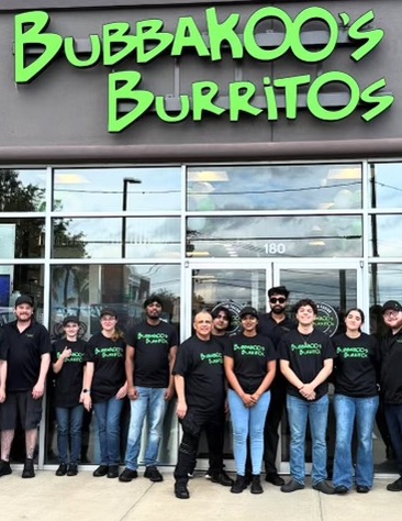 Bubbakoo's Burritos opened its new location in Hicksville by giving away 50 free burritos.
