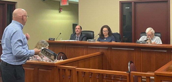 The Village of East Hills Board of Trustees heard updates on the Mackay Estate Gate Lodge restoration.