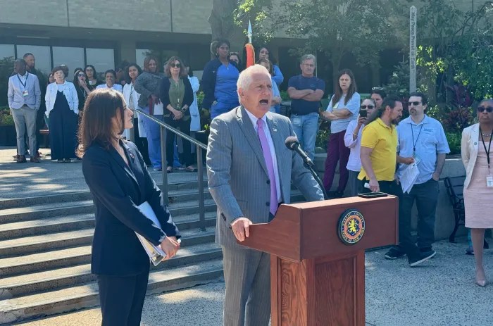 The top 5 stories in Long Island Press this week include Nassau County Executive Bruce Blakeman threatening to sue the state over its NUMC overhaul.