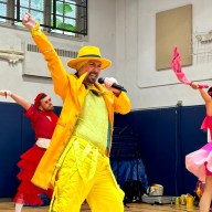 Singers and dancers from Sunshyne + the Foxx perform at Be The Rainbow' pride event in Port Washington.