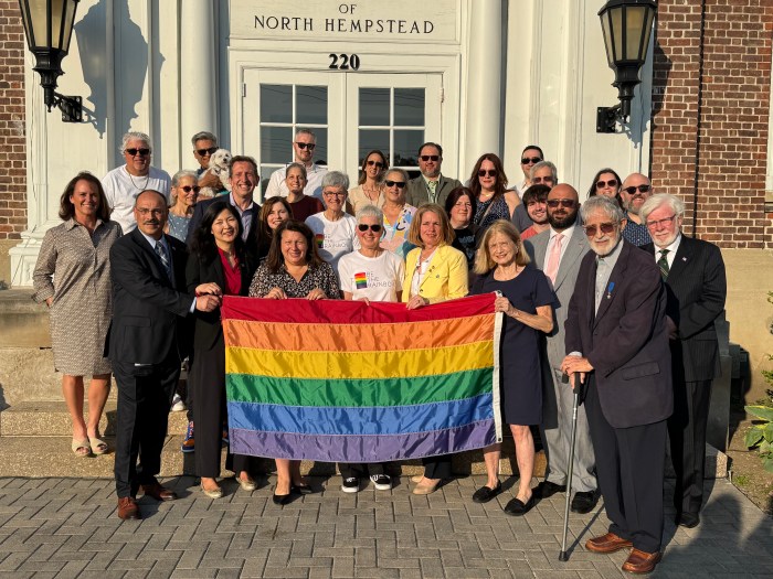 The Town of North Hempstead raised the Pride flag once again, and it will fly for the entire month of June again after controversy over the duration it was raised occurred last year.
