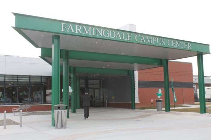 Farmingdale State College received a $5 million donation, the largest in the school's history.