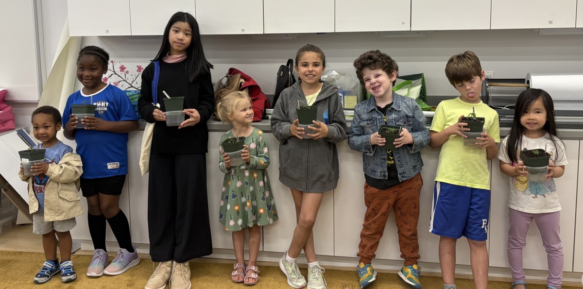 The Port Washington Garden Club hosted a kid's garden workshop in the Port Washington Public Library.