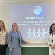 The Port Washington School District elementary principals presented their collaborations at a leadership summit.