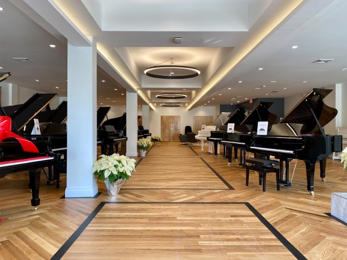 The Steinway & Sons showroom in Manhasset will host two of its pianos famed artists have played on, including Lady Gaga, for individuals to experience themselves.