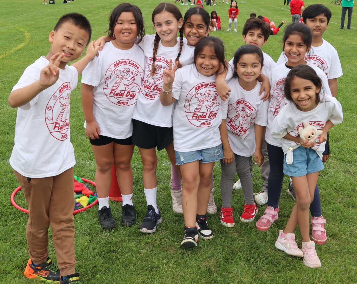 Abbey Lane Elementary School students celebrated a year of success at Field Day