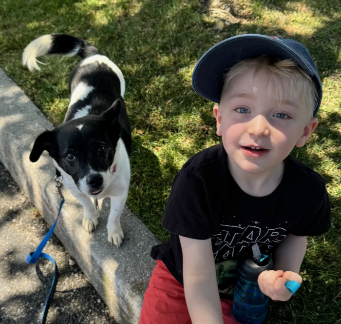 FourLeaf's annual pet adoption event helped Jack Edelman find his best friend Lucy!