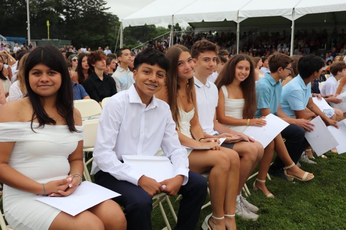 Carrie P. Weber Middle School 8th graders celebrated their graduation.