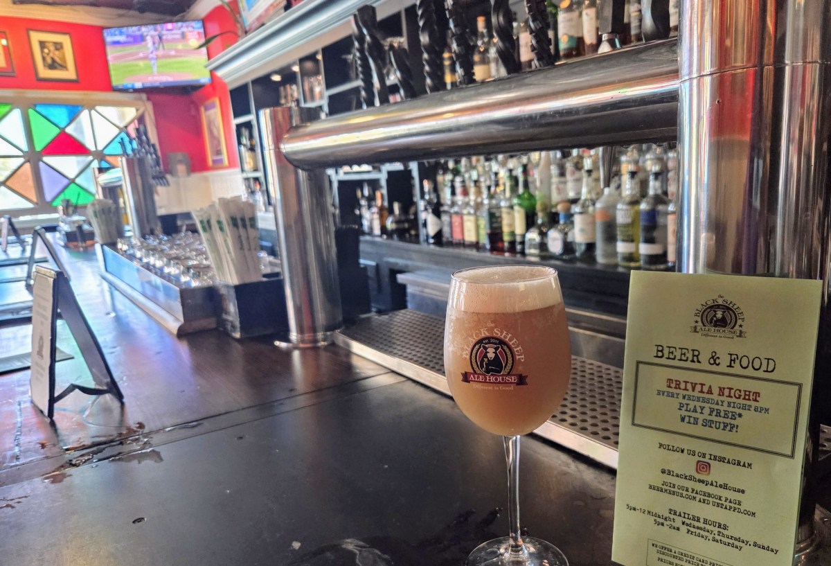 Black Sheep Ale House in Mineola is a beloved spot for beer fans.