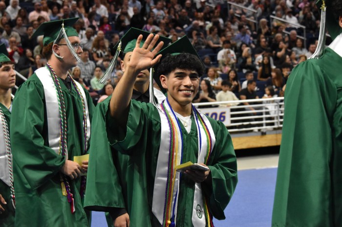 Farmingdale seniors received their diplomas at the high school's graduation ceremony.