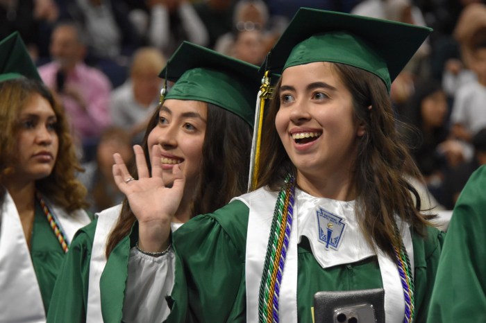 Farmingdale held its graduation ceremony at Hofstra University.