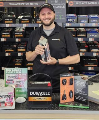 Dominick Loccisano was honored as a franchisee for his Batteries Plus location in Hicksville.