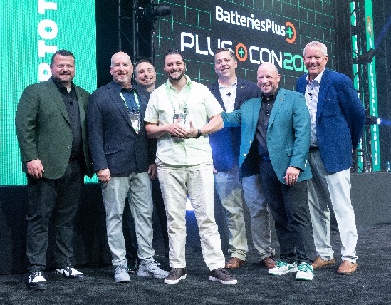 Dominick Loccisano was named the Rookie of the Year by Batteries Plus.