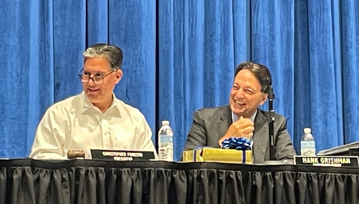 Jericho Union Free School District board of trustees honored retirees and discussed Earth Science Regents exam.