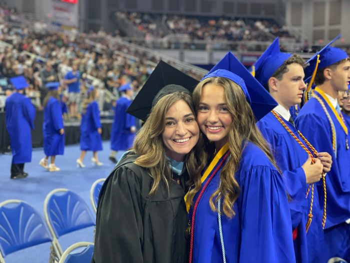 Over 450 seniors received their diplomas at the ceremony.