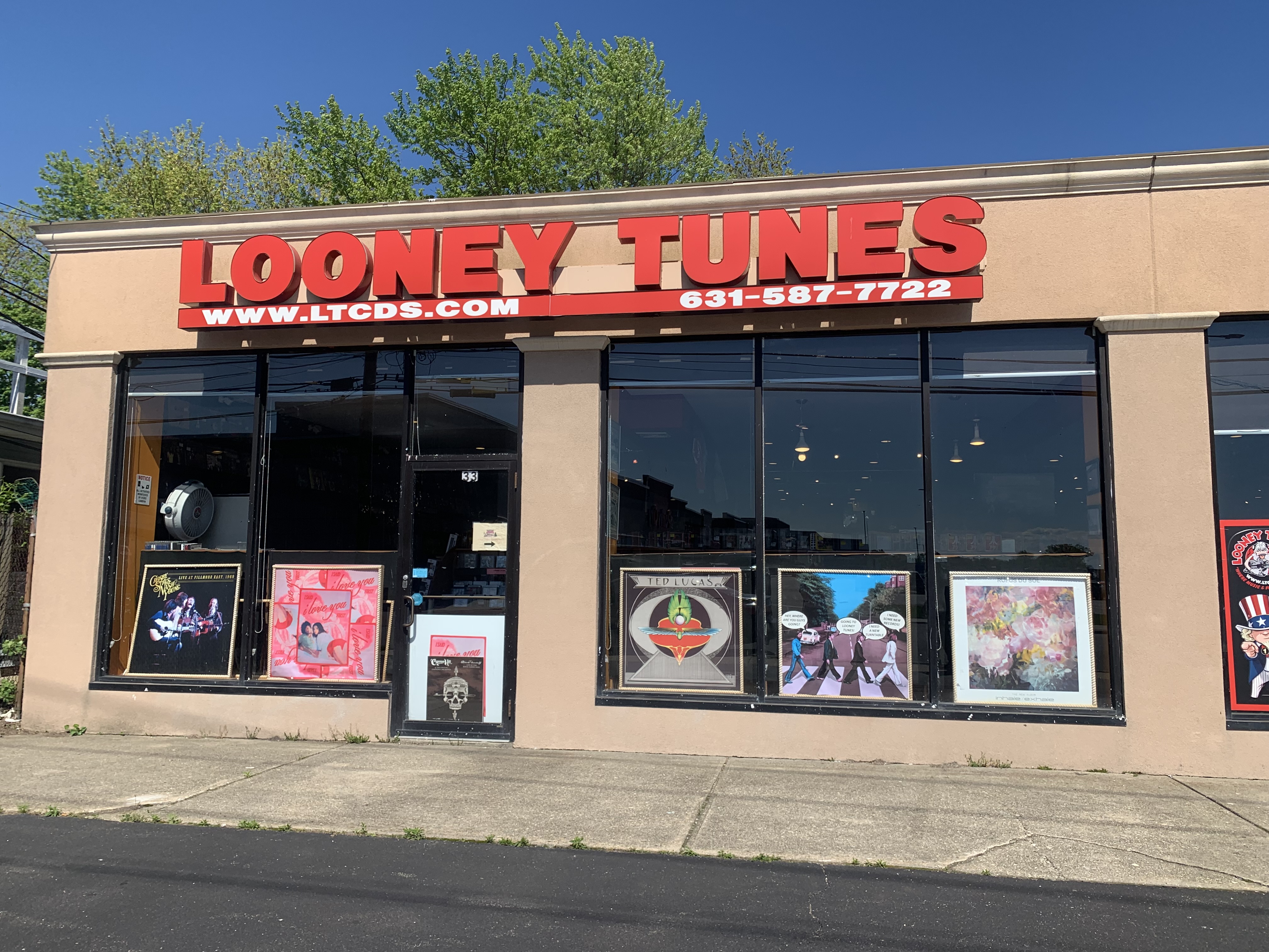 Looney Tunes was voted the Best Record Store on Long Island in the 2025 Best of Long Island contest.